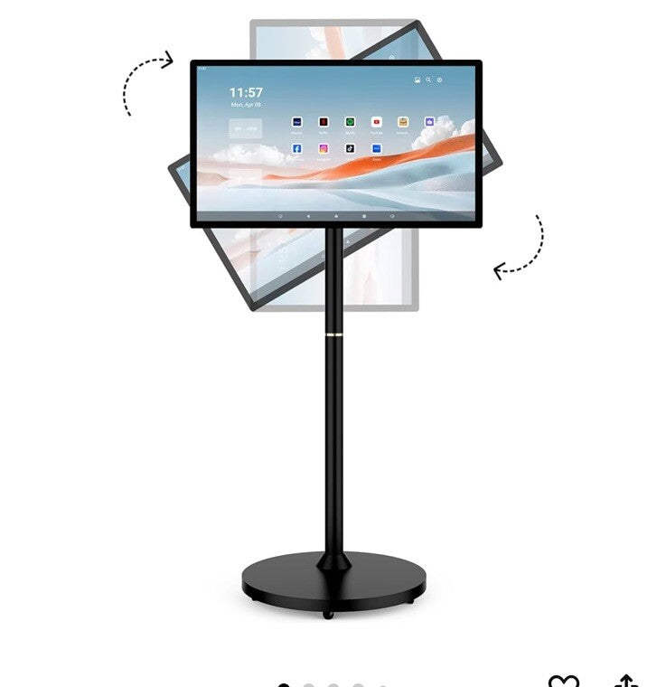 1080P 27-Inch Portable TV Touchscreen Monitor,Qualcomm 8-core CPU,8G RAM