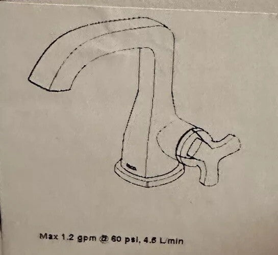 Delta Faucet Stryke Mid-Height Single Hole Bathroom Faucet, 5766-CZ-PR-LPU-DST