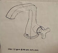Delta Faucet Stryke Mid-Height Single Hole Bathroom Faucet, 5766-CZ-PR-LPU-DST