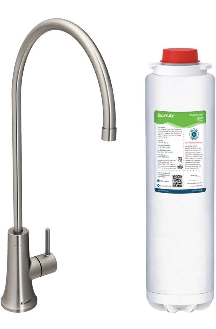 Elkay LKAV71FLS Avado Drinking Water Faucet Lustrous Steel w/71300C