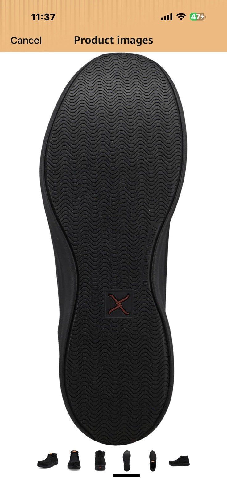 Twisted X mens Ultralite X Mid Nano Composite Toe Work Shoes