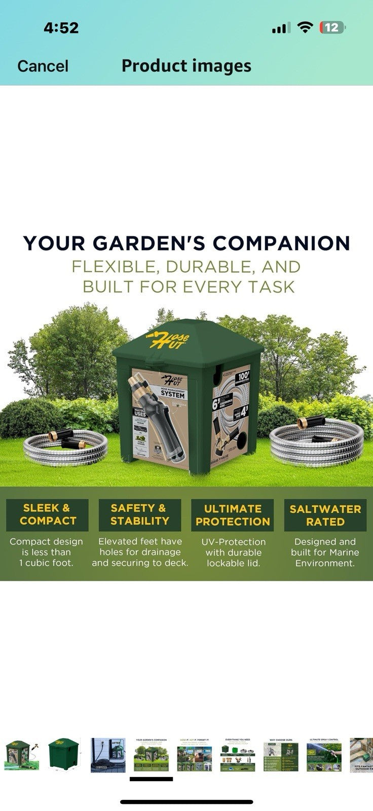 Garden Hose Holder System - Garden Hose Reel Alternative, Perfect 
