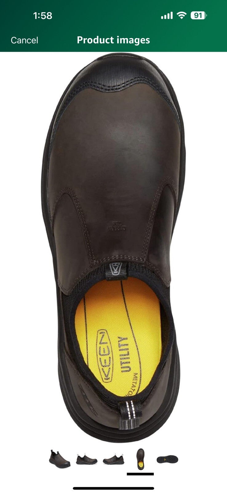 KEEN Utility Men's Vista Energy+ Shift Low Height Composite Toe ESD 15 Size 