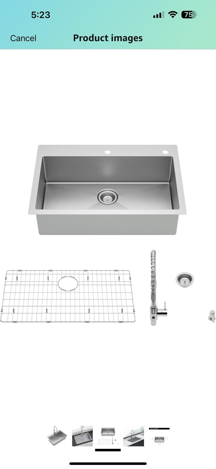 American Standard 18SB.9332282C.075 Culver 33 x 22-Inch Kitchen Sink
