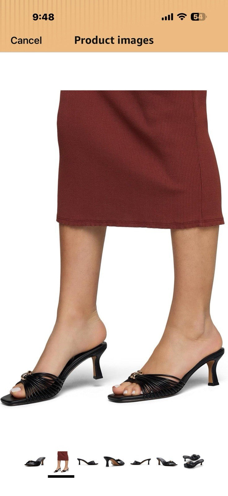 ALDO Women's Arianne Open-Toe Heeled Mule Size 11