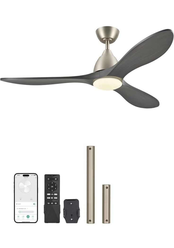 VONLUCE Ceiling Fans with Lights, 52 inch Smart Ceiling Fan with Remote