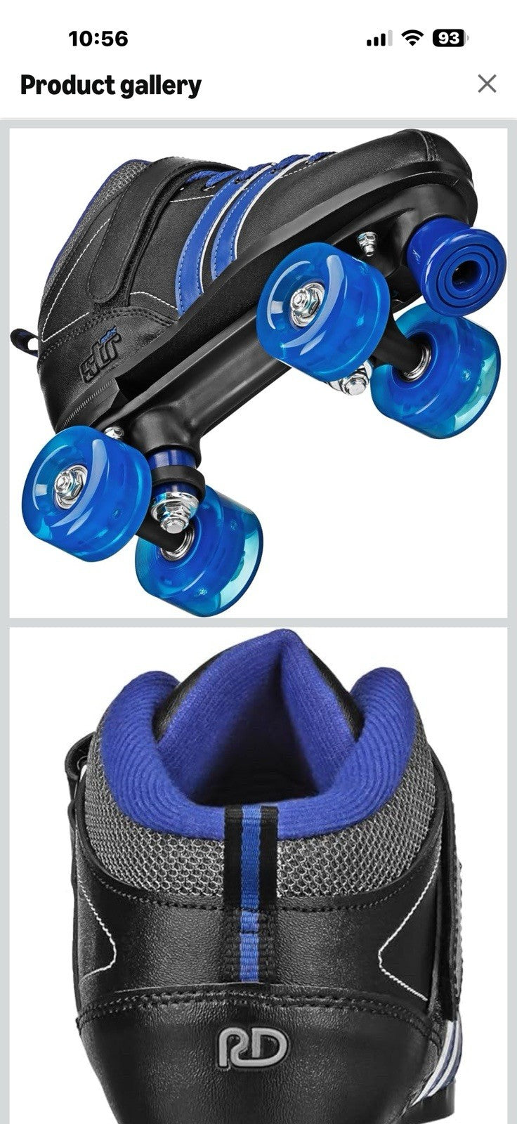 Roller Derby STR Six Men's Roller Skates with Lighted Wheels