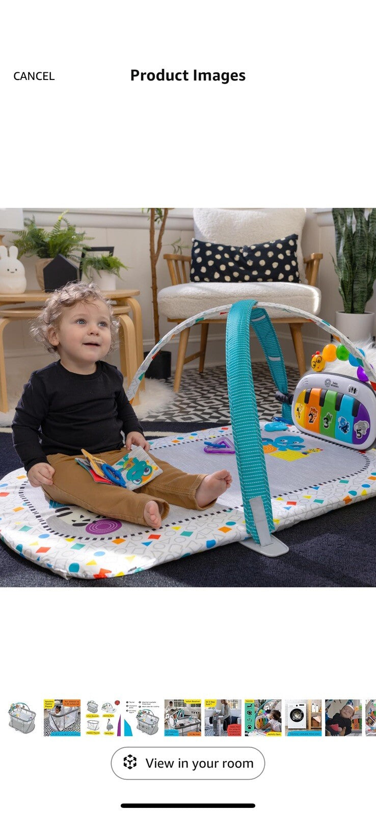Baby Einstein Kick & Snooze 3-in-1 Foldable Playard