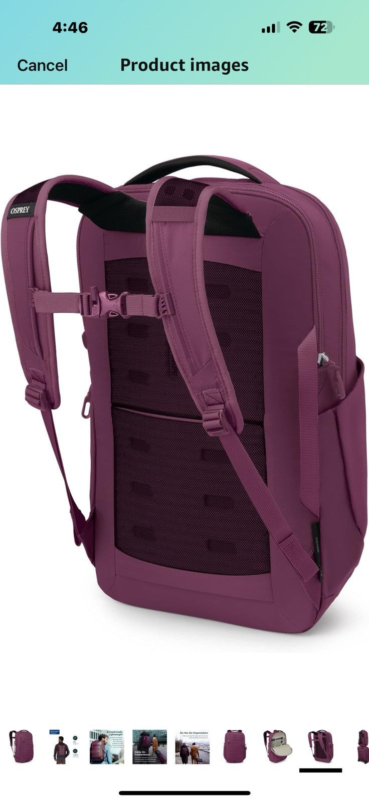 Osprey Ozone Laptop Backpack, Moody Burgundy