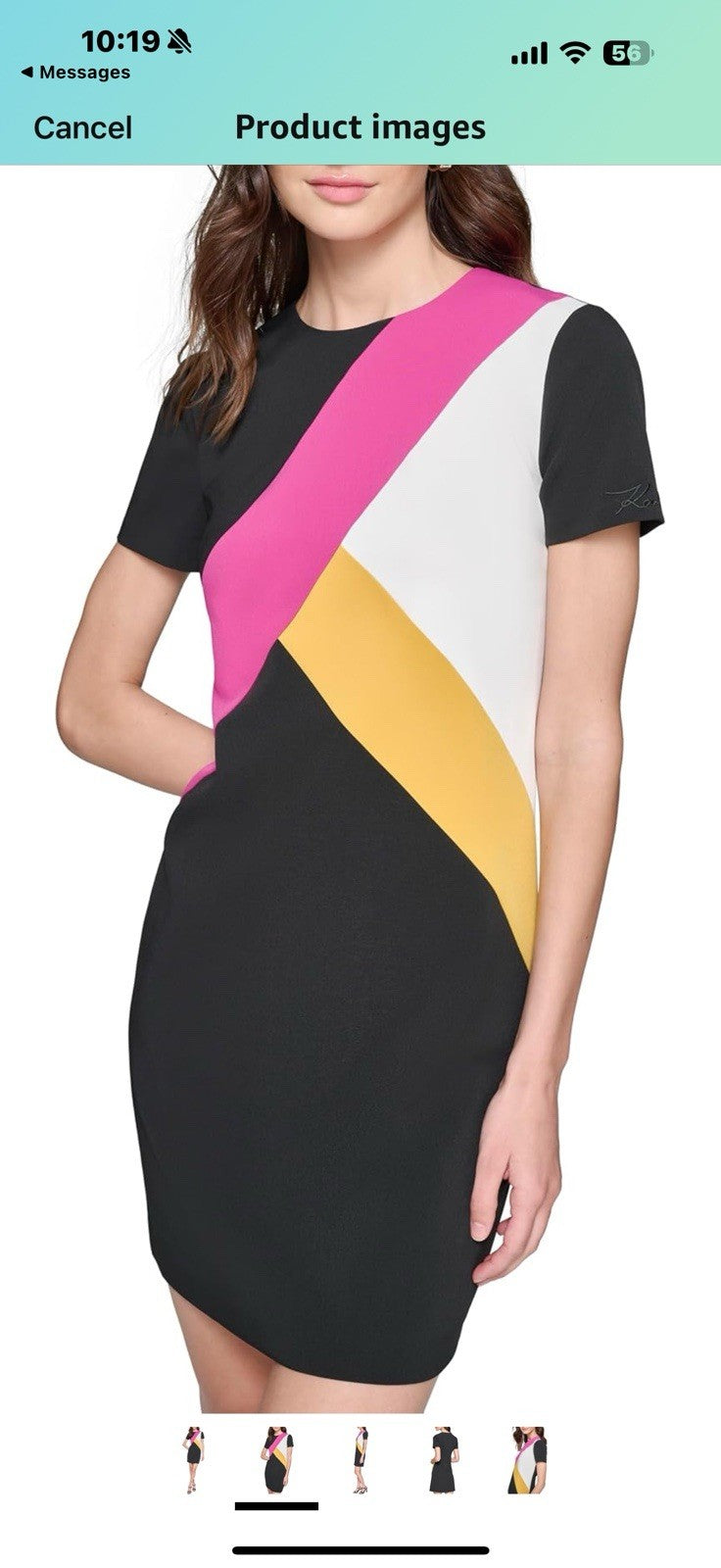 KARL LAGERFELD Women's Soft Everyday Dress Size 10 