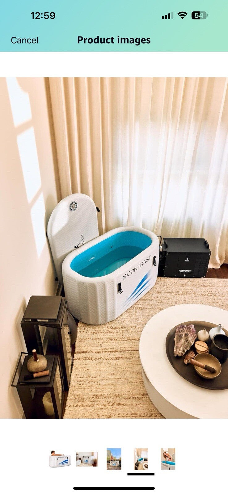 Contrast Ice Bath Tub PRO for Athletes XL - Water Chiller Compatible 