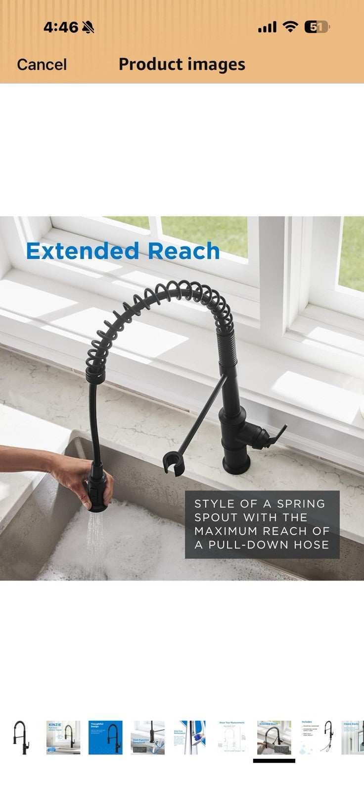 Gerber Kinzie Pre-Rinse Kitchen Faucet – Commercial-Transitional