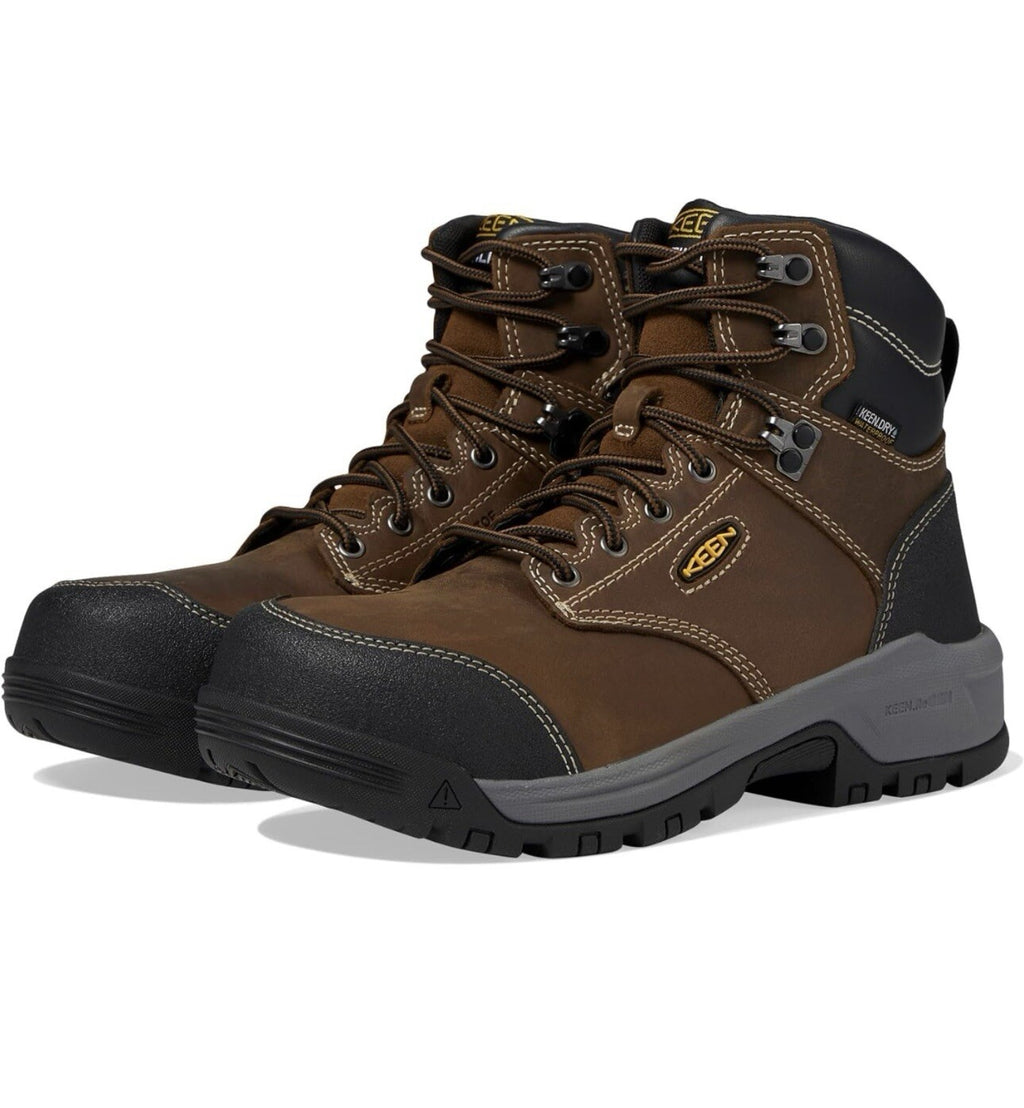 KEEN Utility Women's Evanston 6" Composite Toe Waterproof Leather 7.5 Wide