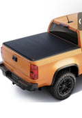 Xprite FRP Soft Folding Truck Bed Tonneau Cover Compatible with Chevrolet