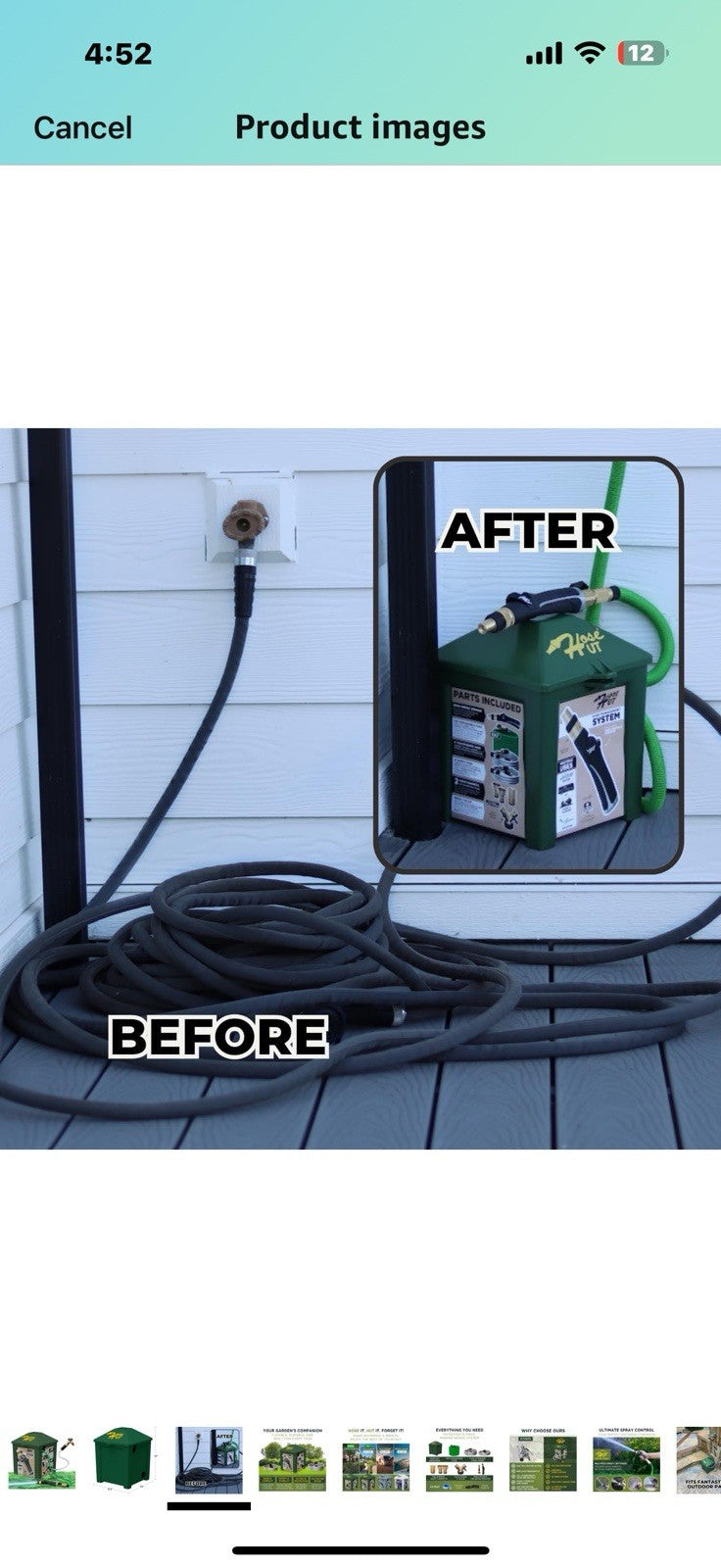 Garden Hose Holder System - Garden Hose Reel Alternative, Perfect 