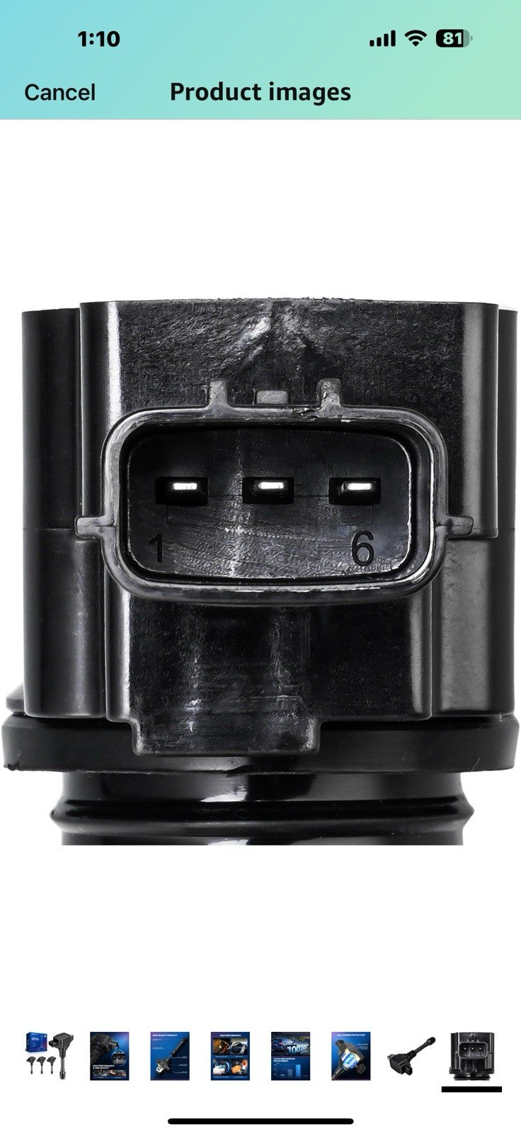 KAX UF719 Ignition Coil Pack Set of 4 Compatible with NIS Versa
