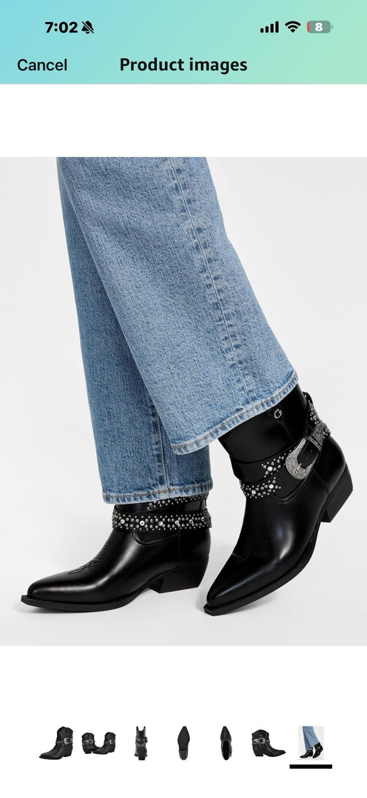 GUESS Women's Lansly Ankle Boot Size 8.5