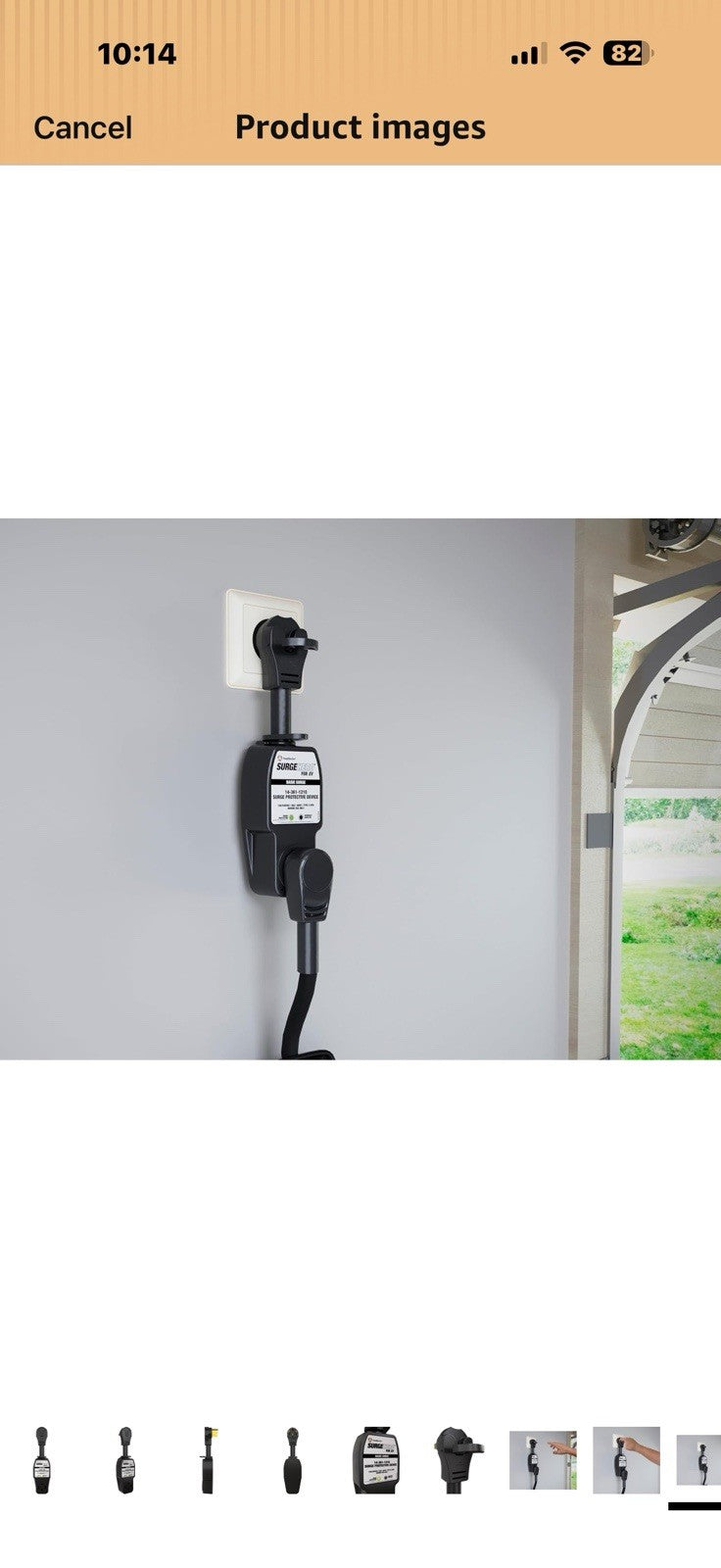 Southwire SurgeHero™ Indoor EV Surge Protector, 240V 50A Inline Surge