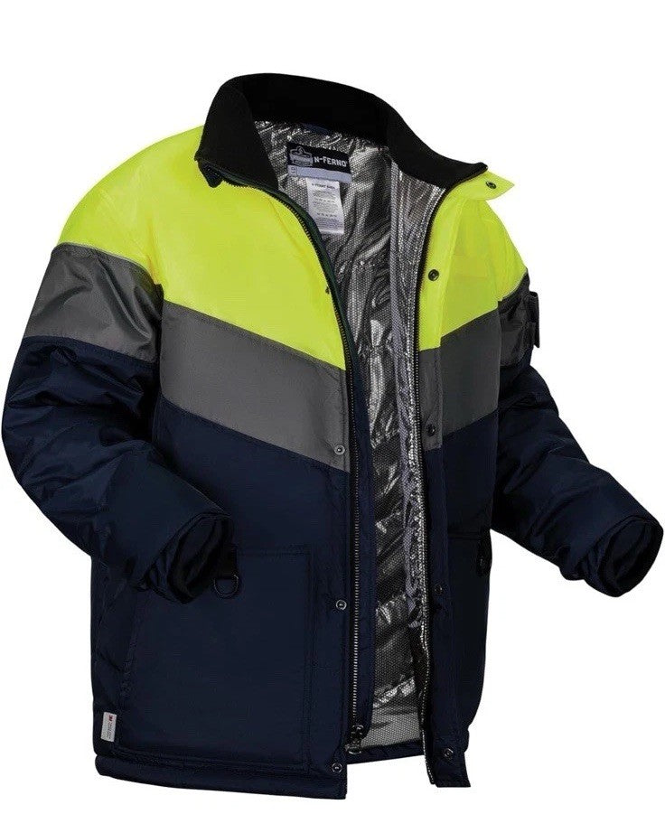 Ergodyne Insulated Freezer Jacket-Heat Reflective Lining XL