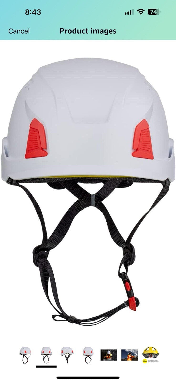 PIP Traverse Vented, Industrial Climbing Helmet with Mips Technology, 
