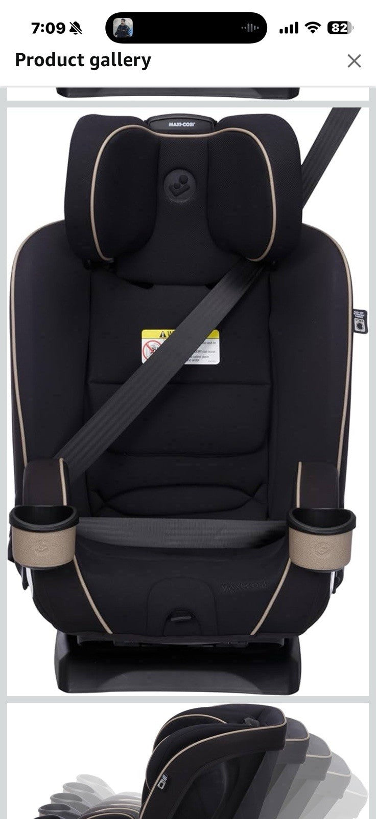 Maxi-COSI Kani 4-in-1 Infant Kids Convertible Car Seat, Rear-Facing, 