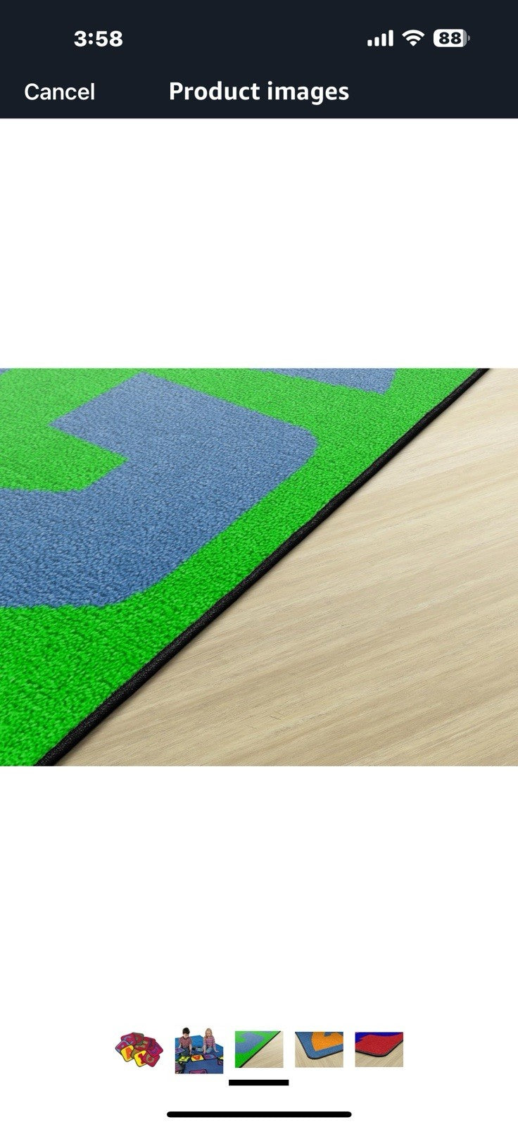 Flagship Carpets Building Blocks Children's Seating Squares for Home