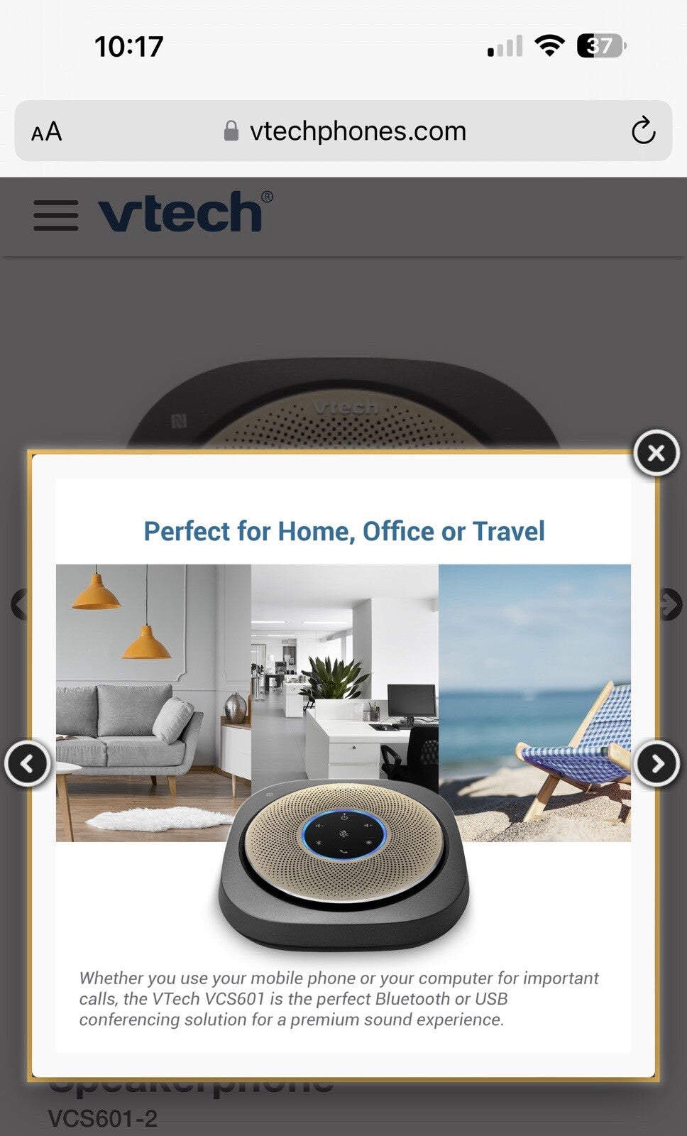 Smart Conference Speakerphone VCS601-2
