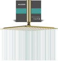 Square Rain Shower Head, High Flow Stainless Steel,Work with any decorative