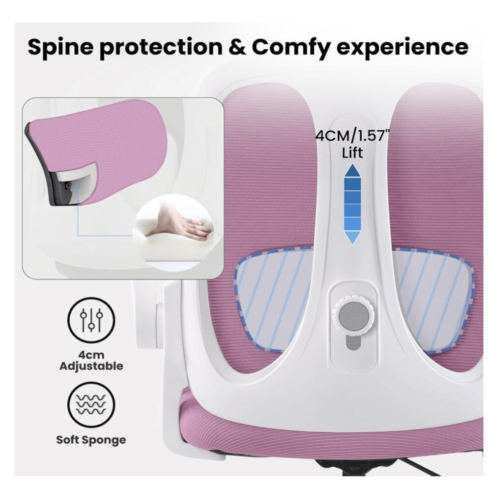 Razzor Office Chair, Ergonomic Computer Desk Chair with Lumbar Support, Breathab