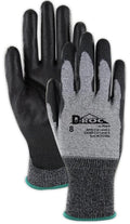 MAGID D-ROC ANSI A4 18-Gauge Hyperon PU Coated Palm Work Gloves, 12 Pair 12/XXXL