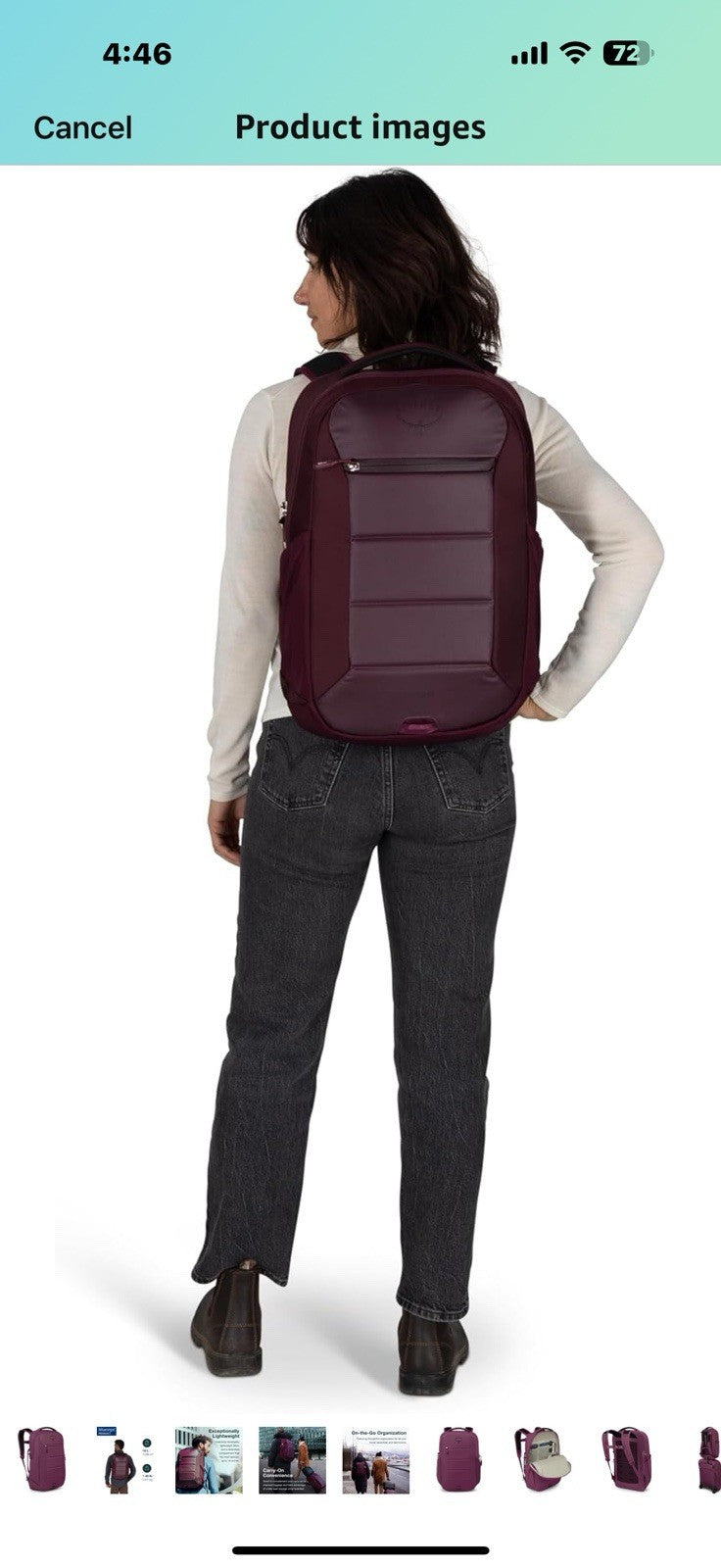 Osprey Ozone Laptop Backpack, Moody Burgundy