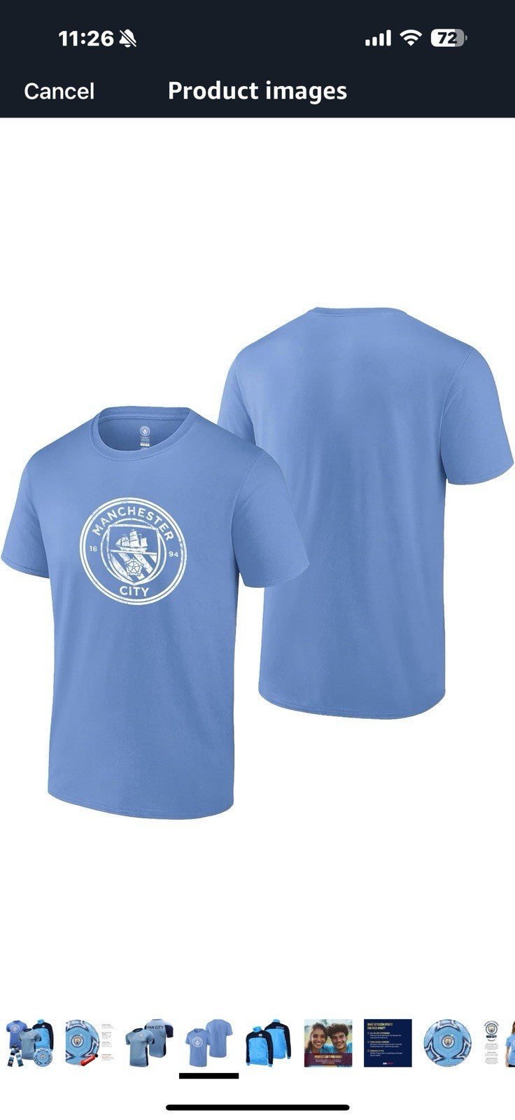 Icon Sports Manchester City Ultimate Fan Pack – Official Licensed XL