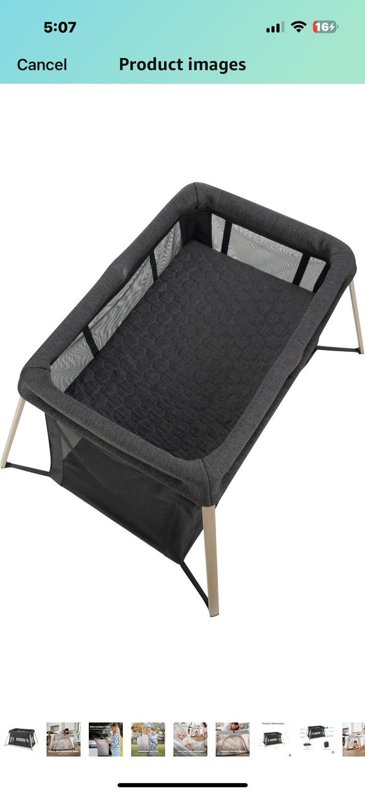 Maxi-Cosi Calao Travel Play Yard, Infant Bassinet, Toddler Playpen,