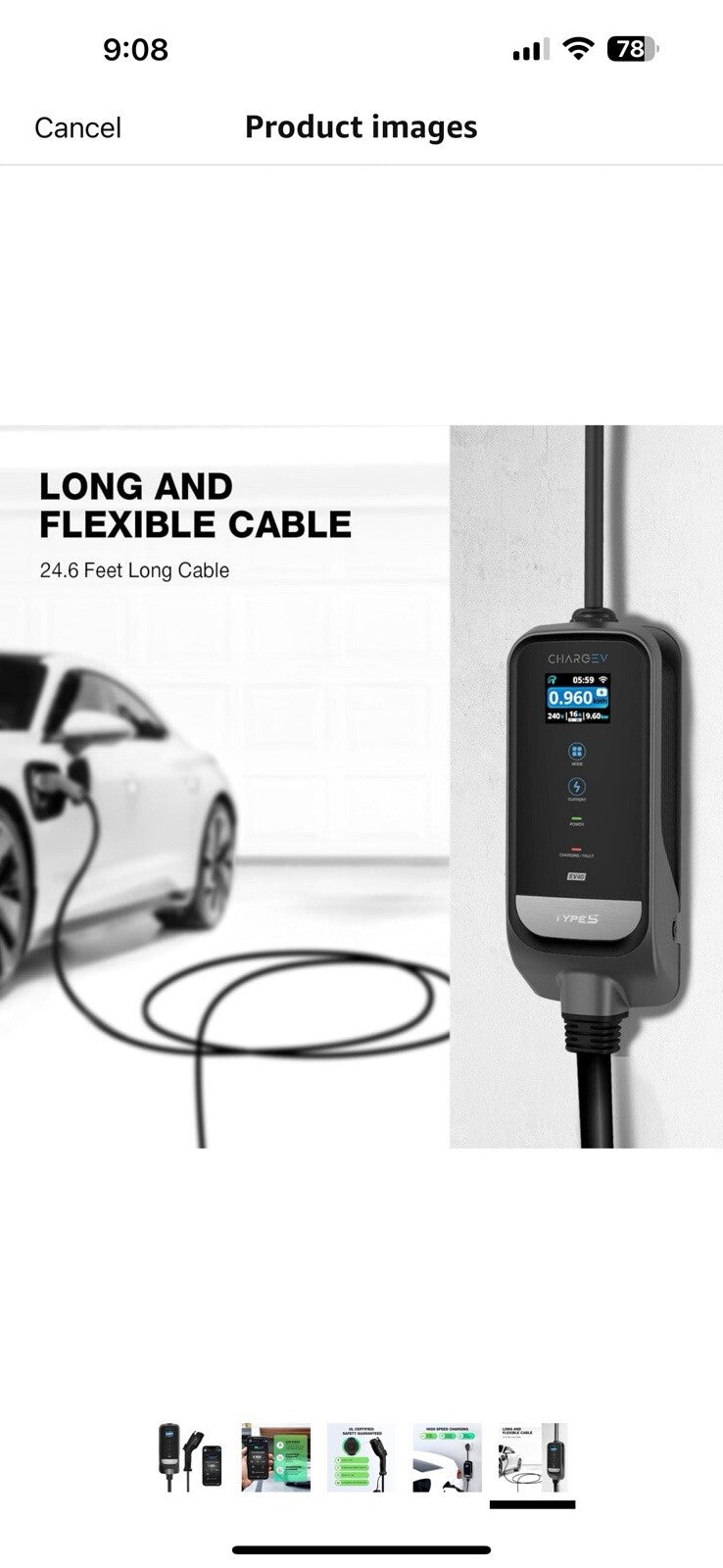 TYPE S TOURING ITEMS Types Level 2 EV Charger J1772 Charging Station,