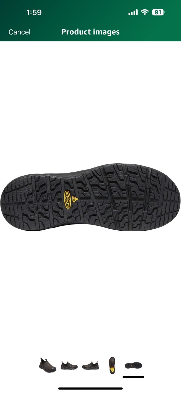 KEEN Utility Men's Vista Energy+ Shift Low Height Composite Toe ESD 15 Size 