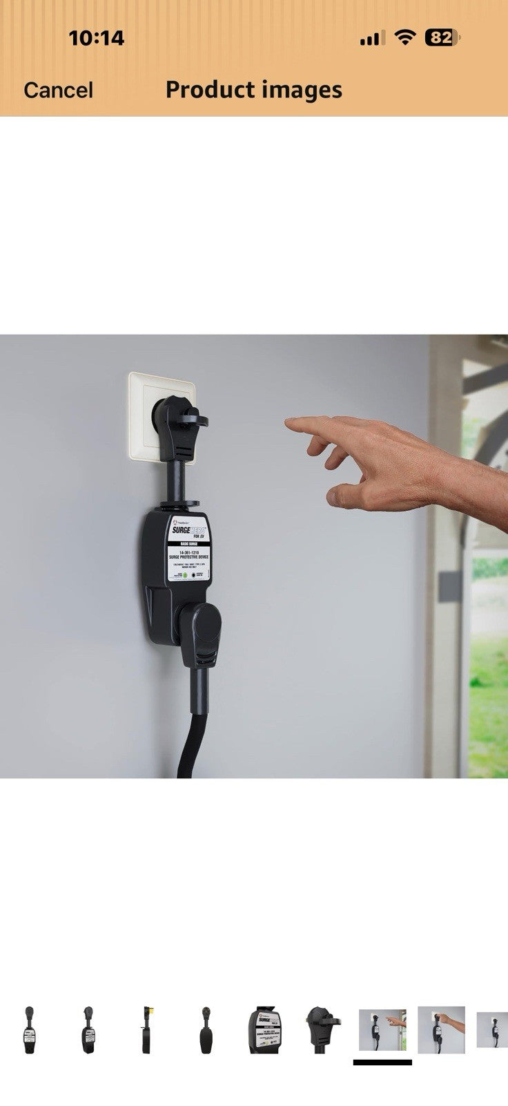 Southwire SurgeHero™ Indoor EV Surge Protector, 240V 50A Inline Surge