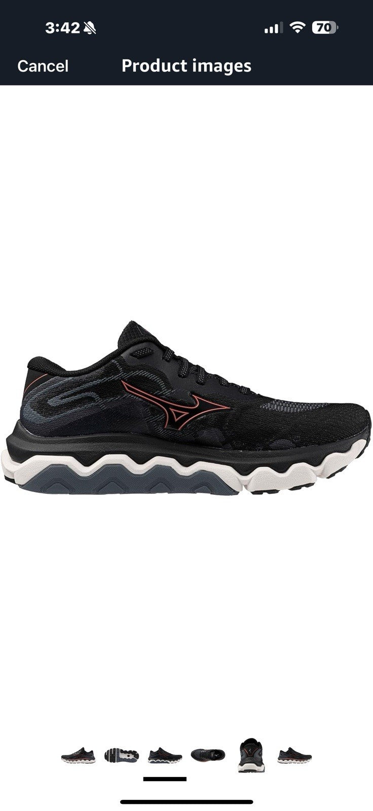 Mizuno Women's Wave Horizon 7 Running Shoe  10 Wide 