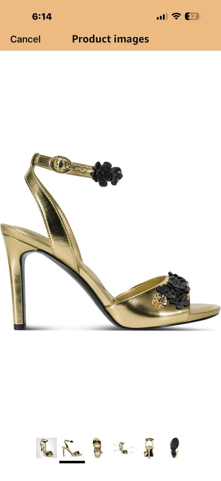 KARL LAGERFELD womens Kallie Flower Embellishment Dress Heel Size 11