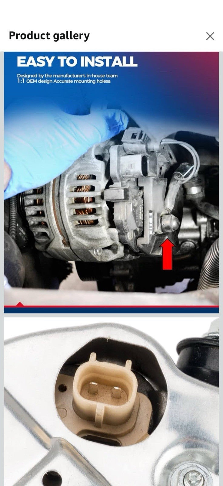 KAX Alternator 13876N Compatible with 2001–2006 Jeep Wrangler 4.0L | 