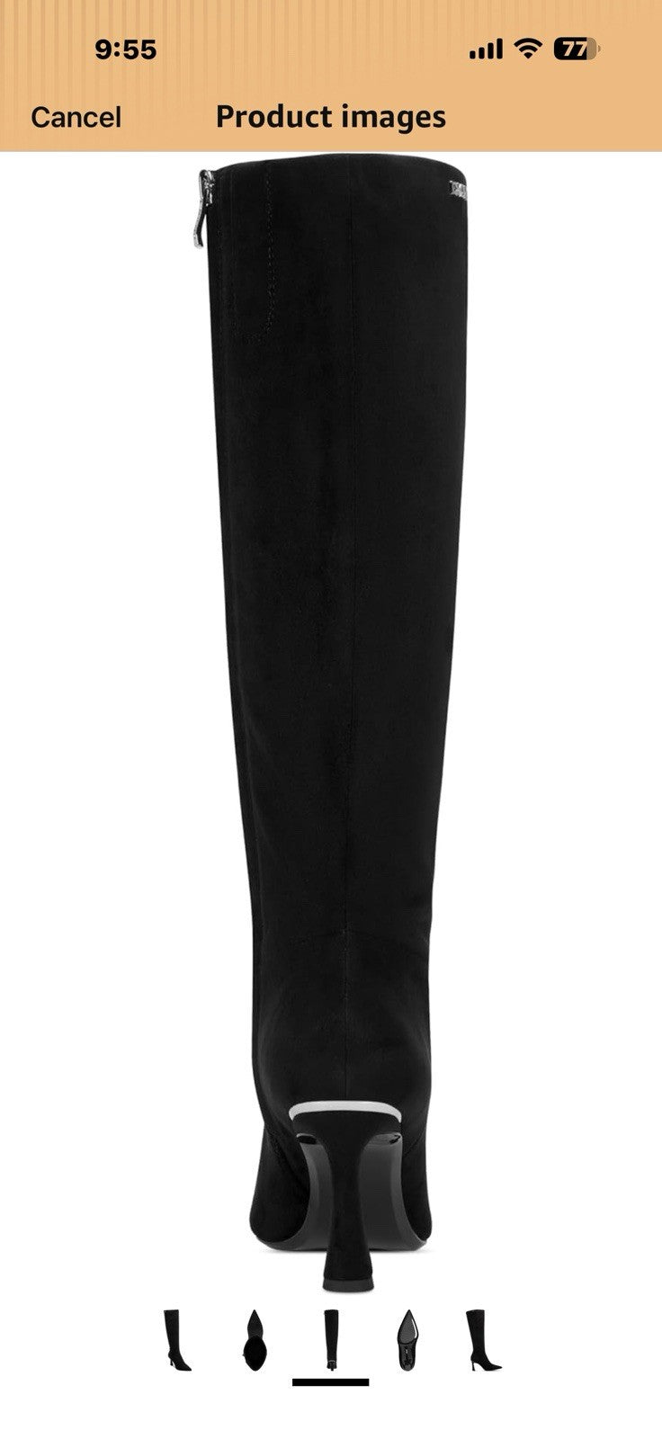 DKNY womens Cainon Tall Knee High Heeled Boot