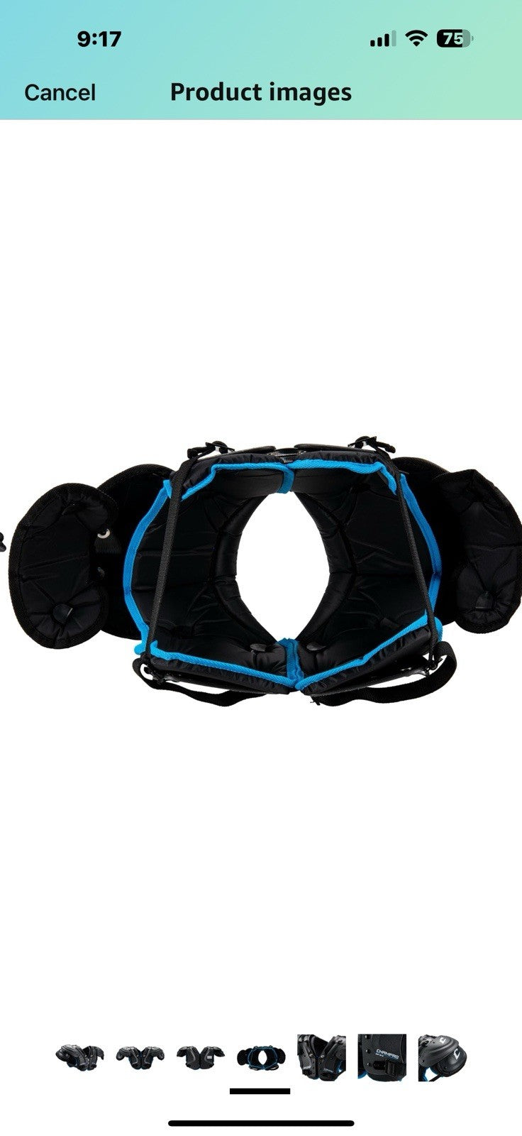 CHAMPRO Python Youth Shoulder Pad X Large 