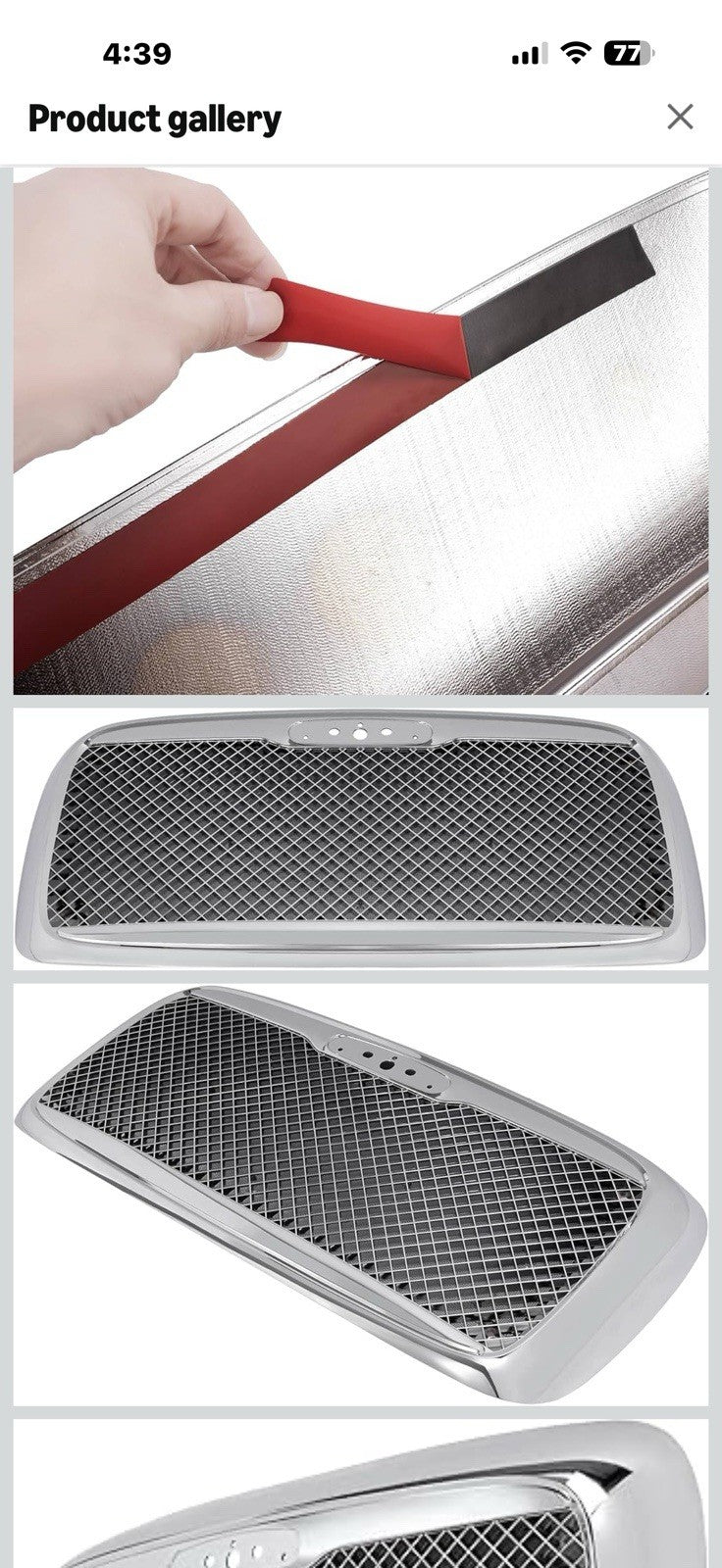 ALMULOO Grill Compatible with 2000-2016 Freightliner Columbia Steel+Plastic