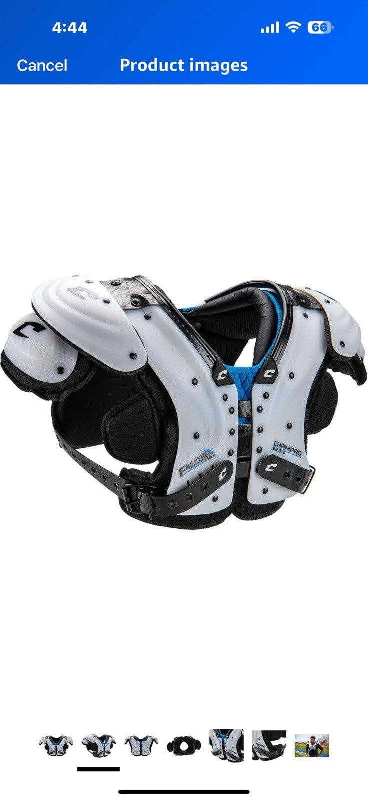 CHAMPRO Falcon Lineman Shoulder Pad X Large 
