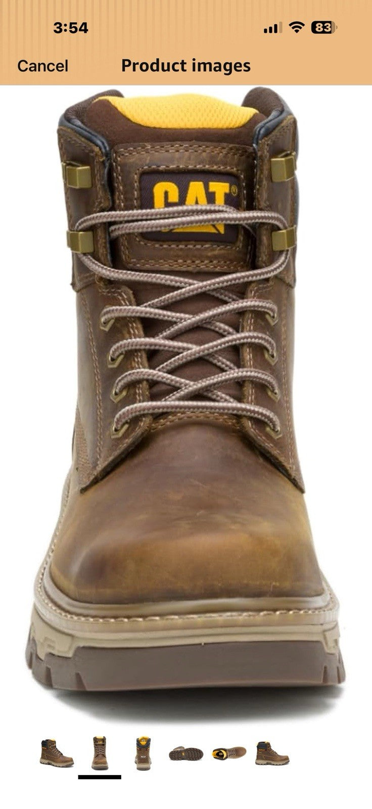 CAT Unisex Adult Colorado Equip 6" Waterproof  Size 10 