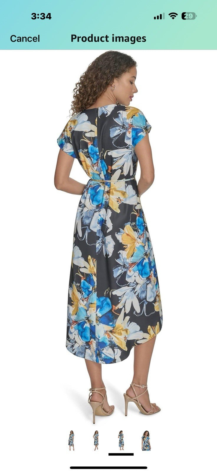 Calvin Klein Women's Floral Casual Career Event Dress Size 10 