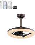 OVAL AIR AIR8001A Piero 21.5" Contemporary Minimalist 6-Speed