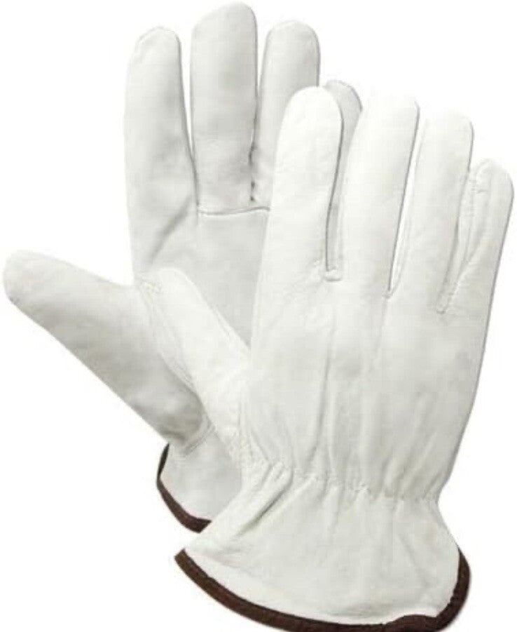 MAGID B940E RoadMaster Grain Goat Leather Drivers Glove with Slip On12 Pair,10xL