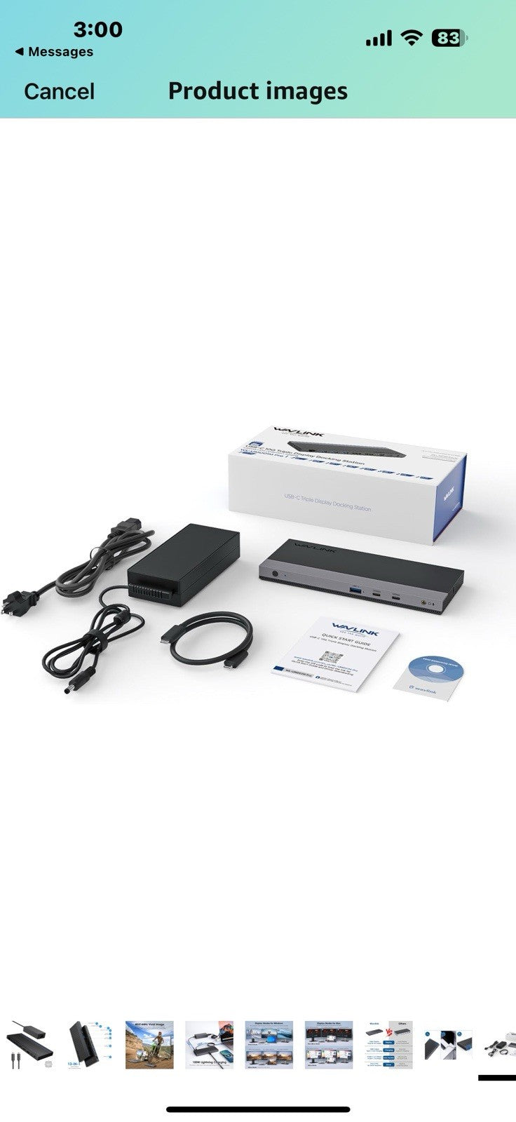 Laptop Docking Station, Docking Station 3 Monitors with 2* DP+HDMI