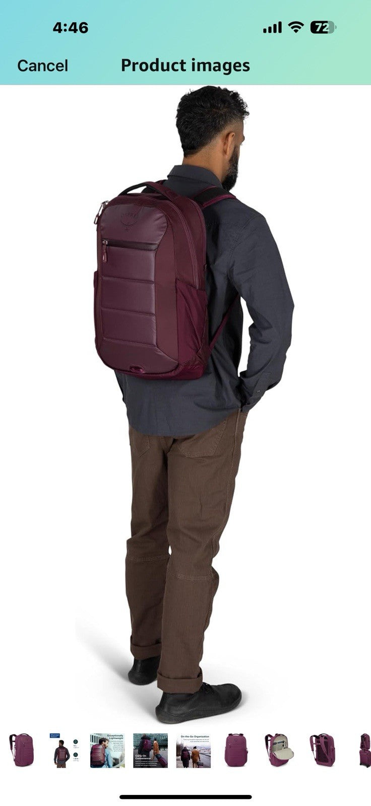 Osprey Ozone Laptop Backpack, Moody Burgundy