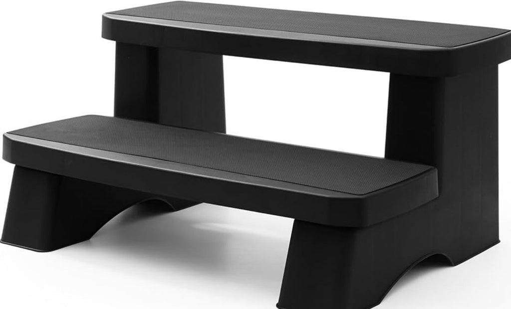Backyard Expressions Hot Tub Steps – Heavy-Duty Non-Slip Spa Step